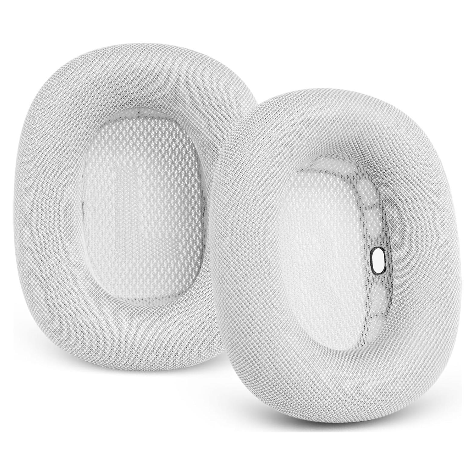 Ear Cushions for AirPods Max - Ear Cups Replacement Cover - Upgraded Memory Foam for Apple Air Pods Max Headphones - Like Original (Silvery)