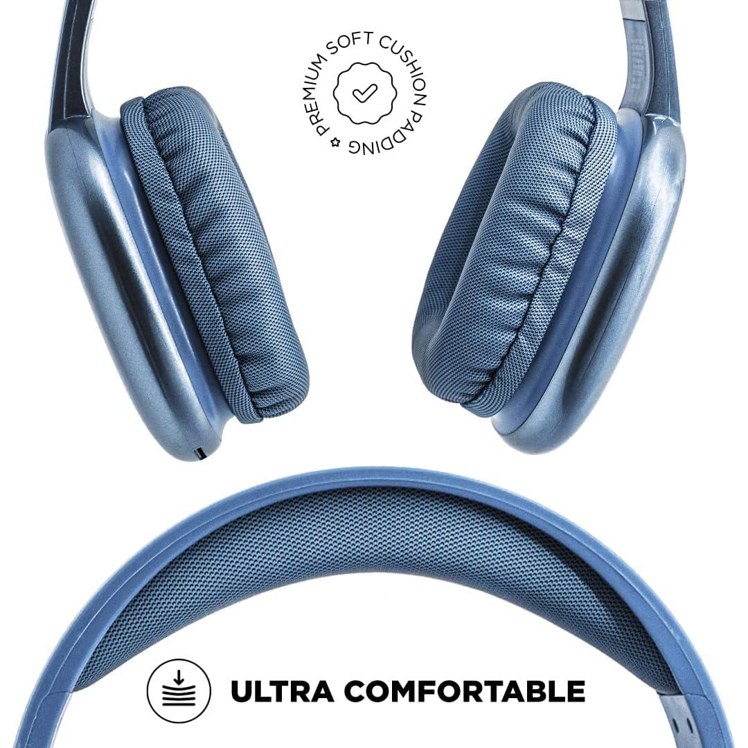 Auriculares Inalámbricos iJoy Ultra Bluetooth con Micrófono - 10h Reproducción, Azul