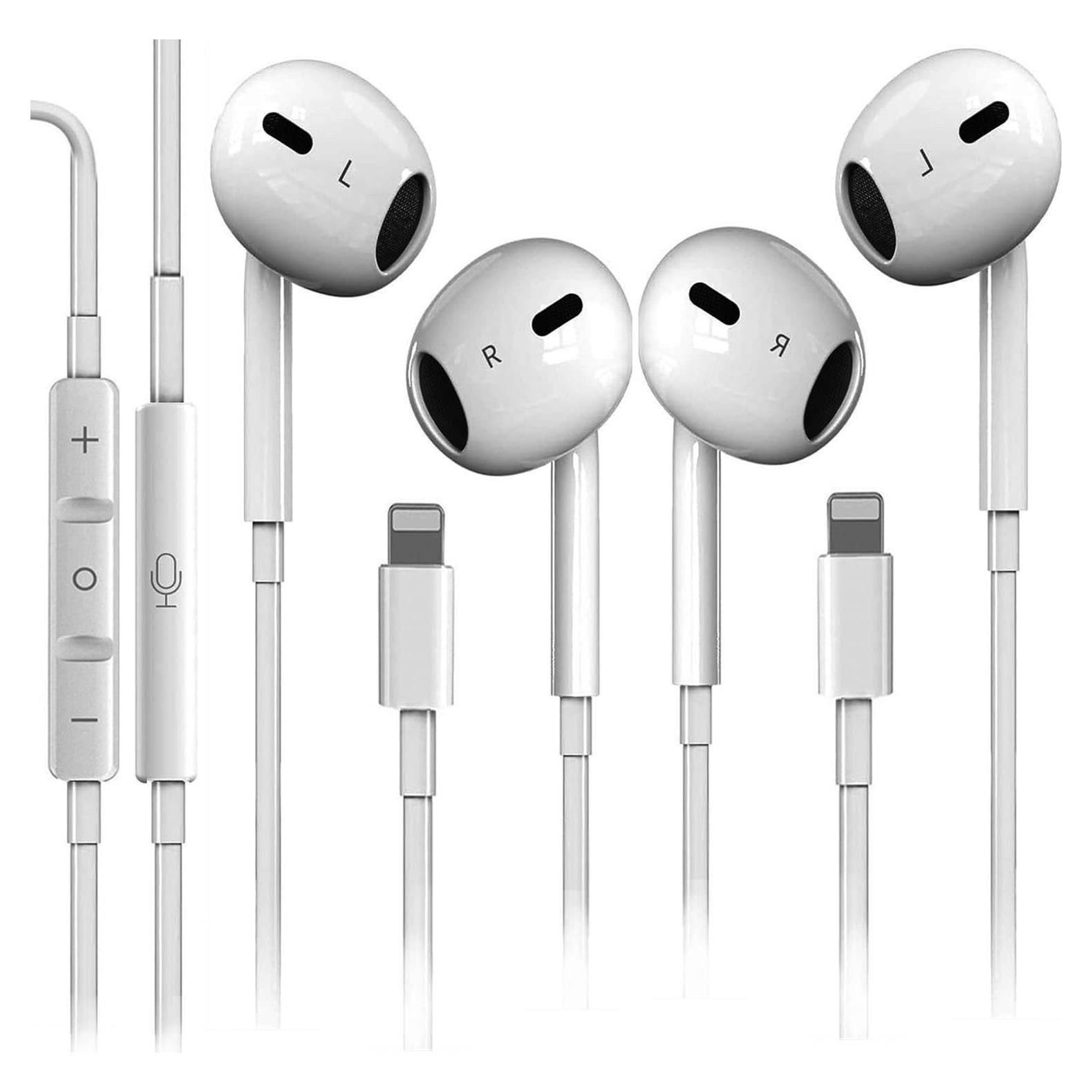 Auriculares con Cable Nvnceiw para iPhone - 2 Paquetes, In-Ear