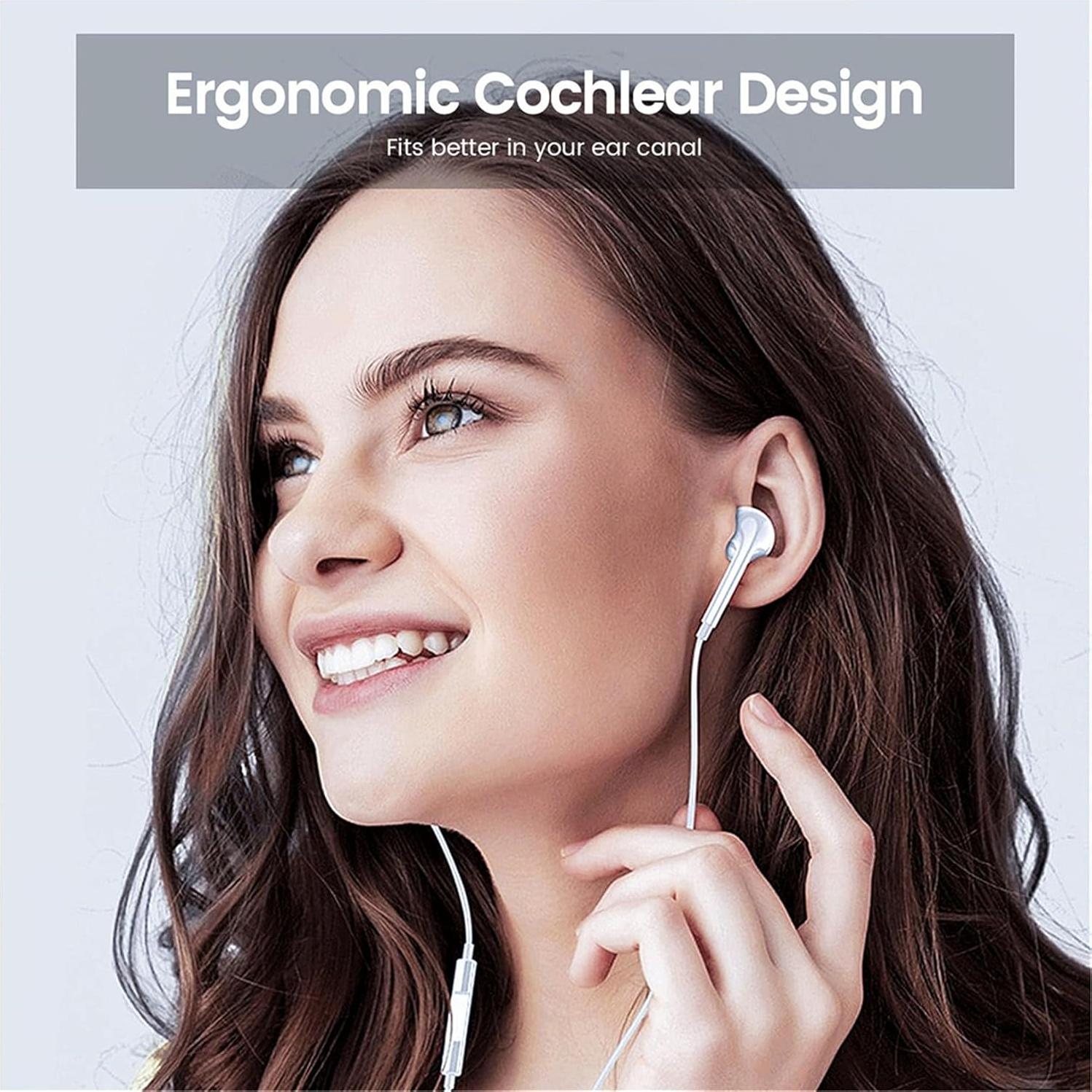 Auriculares con Cable Nvnceiw para iPhone - 2 Paquetes, In-Ear