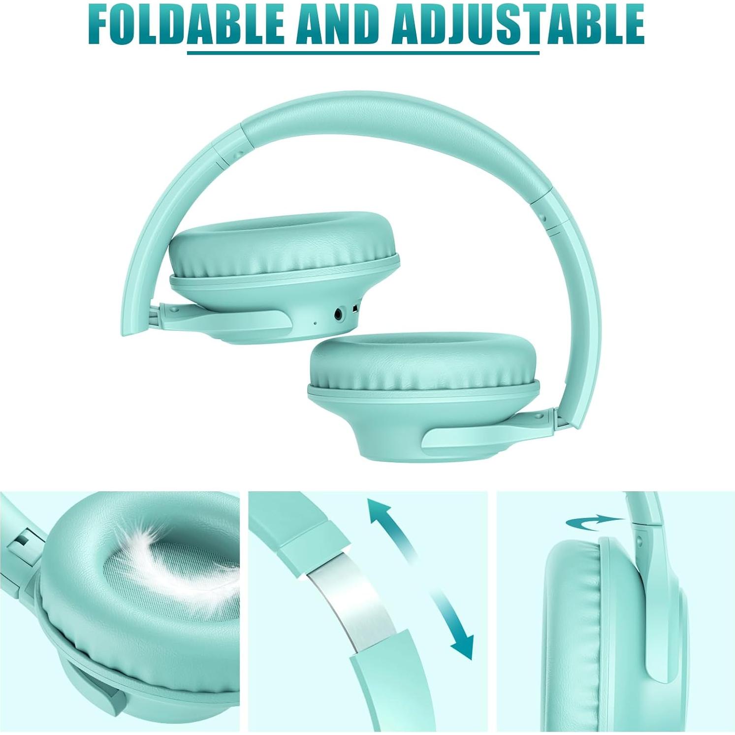 Auriculares Bluetooth KVIDIO WH201A Plegables 65h Batería
