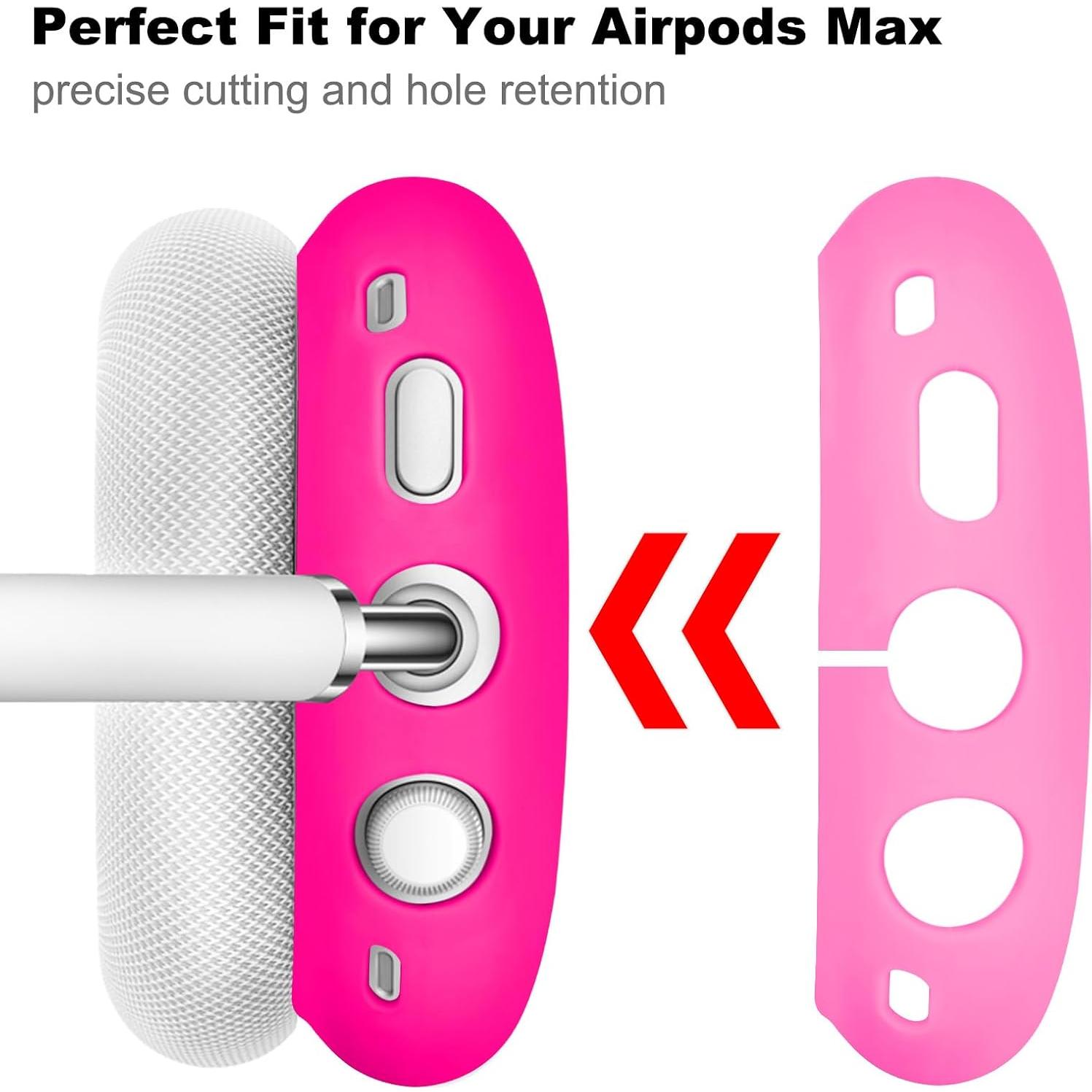 Funda de Silicona Rosa Claro para Auriculares AirPods Max