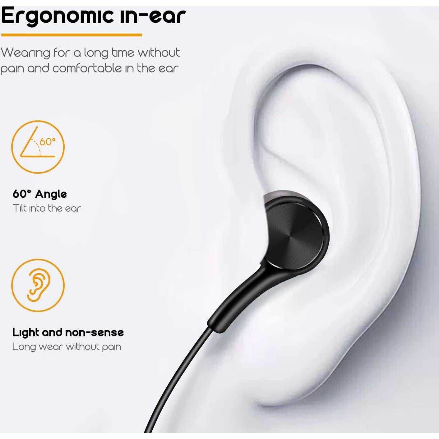 Auriculares con cable BCRKLO JSEJ01 para iPhone y iPad