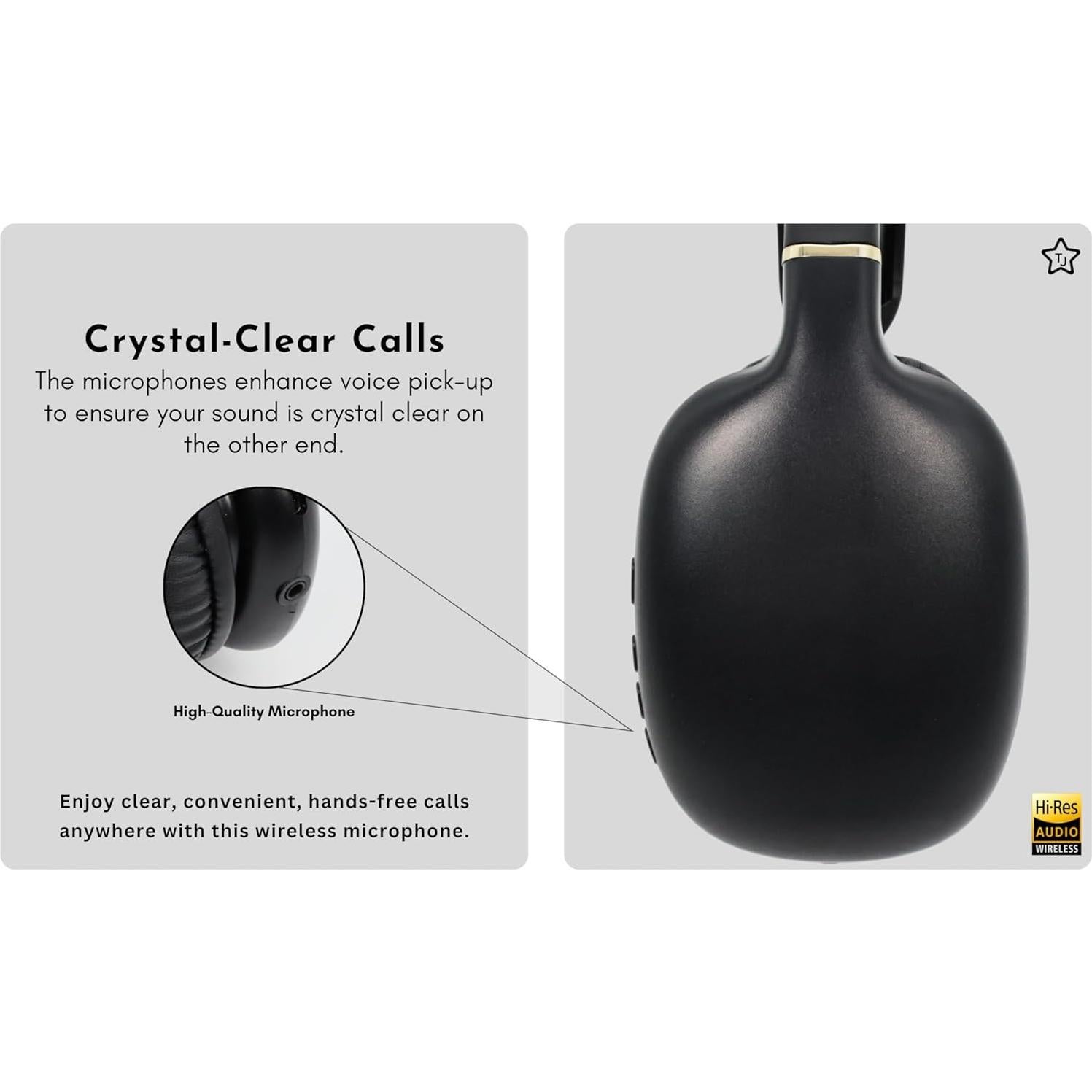 Auriculares Bluetooth TJ ANC 27H Cancelación Ruido Cuero