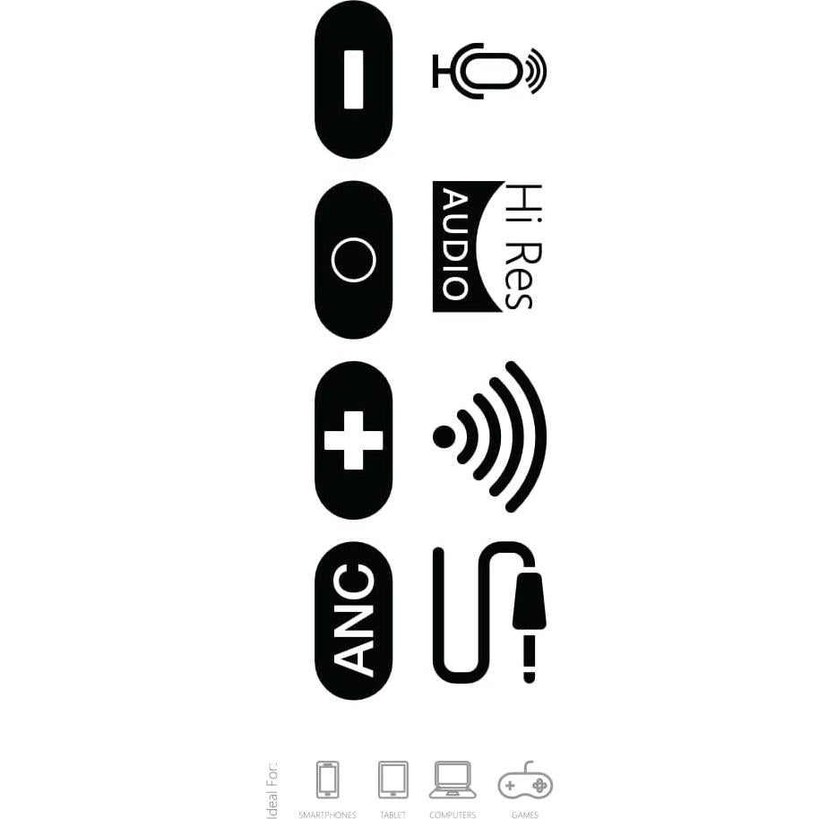 Auriculares Bluetooth TJ ANC 27H Cancelación Ruido Cuero