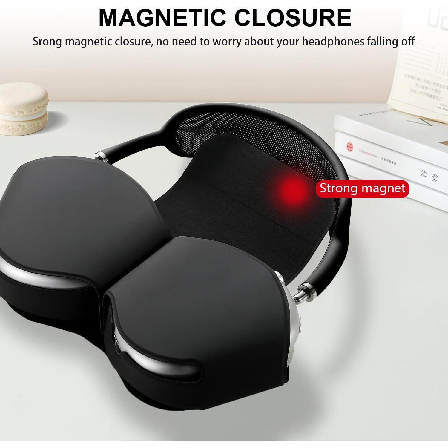 Funda Inteligente Maxjoy para Airpods Max - Antipolvo y Antiarañazos - Negro