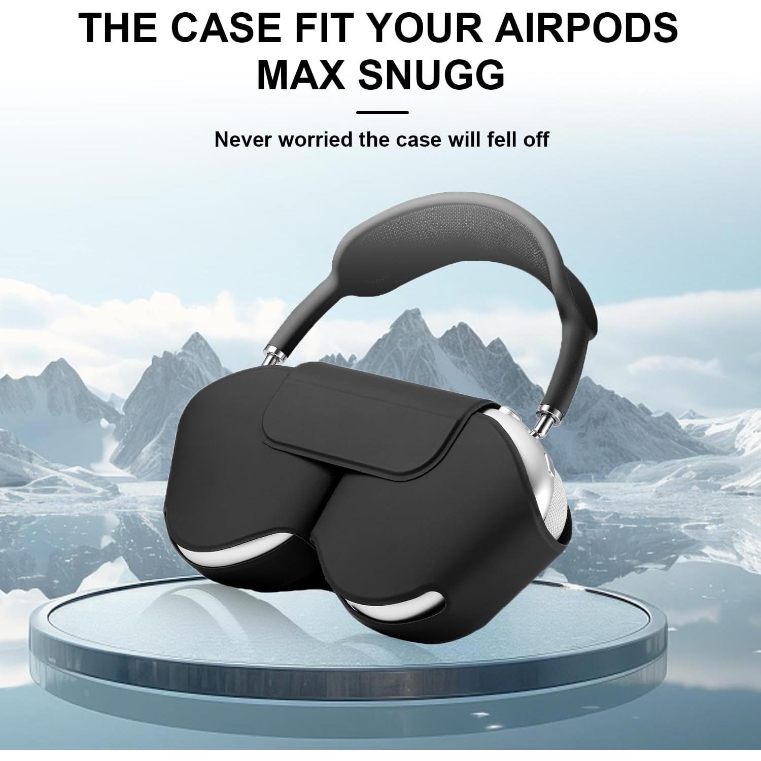 Funda Inteligente Maxjoy para Airpods Max - Antipolvo y Antiarañazos - Negro