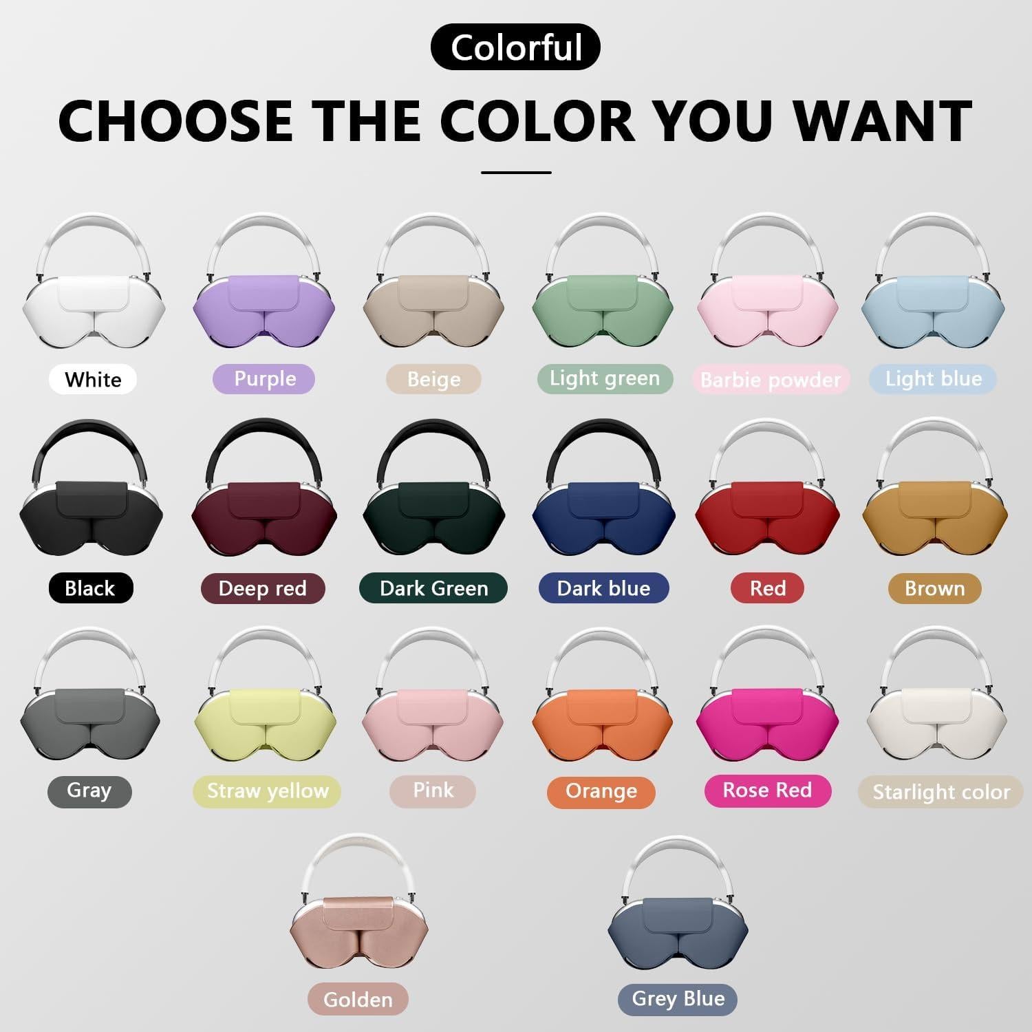 Funda Inteligente Maxjoy para Airpods Max - Antipolvo y Antiarañazos - Negro