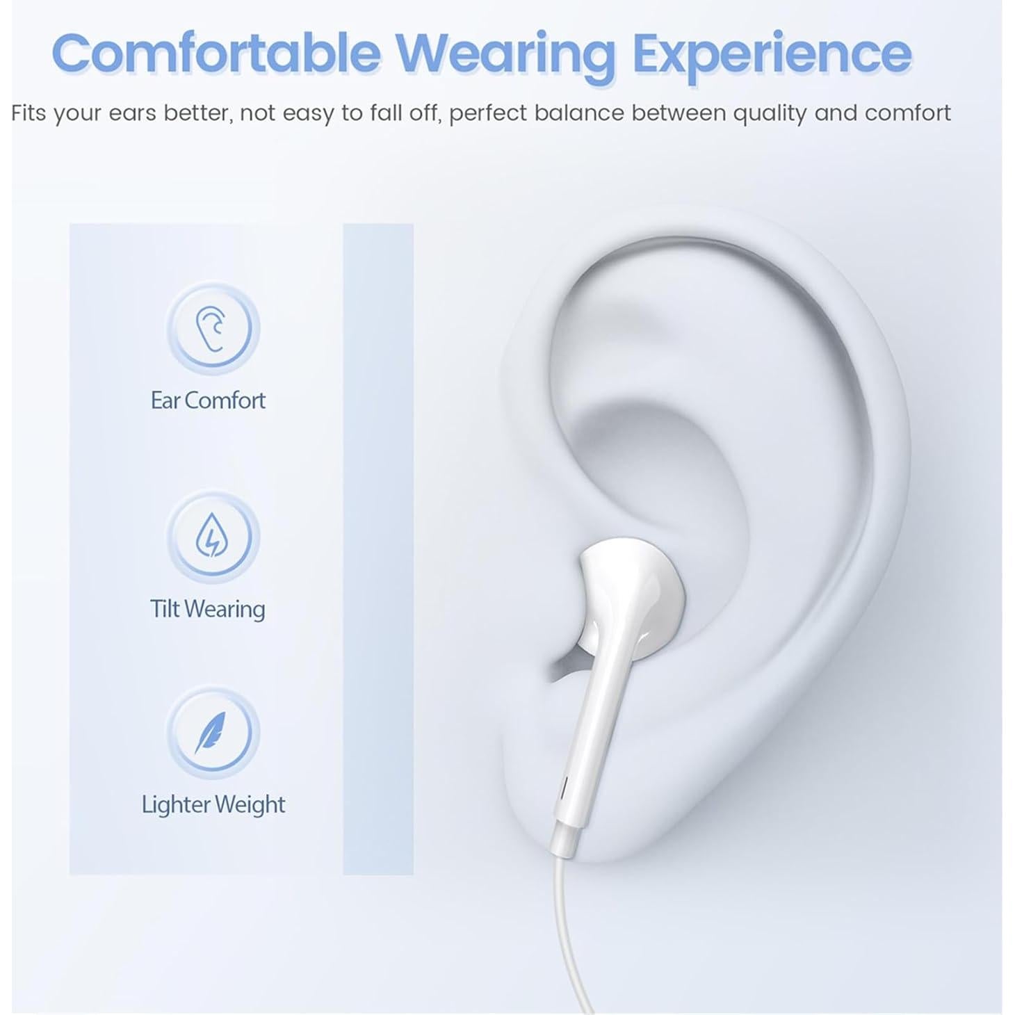 Auriculares con Cable Nvnceiw Nvn-3.5-A2 - Paquete de 2