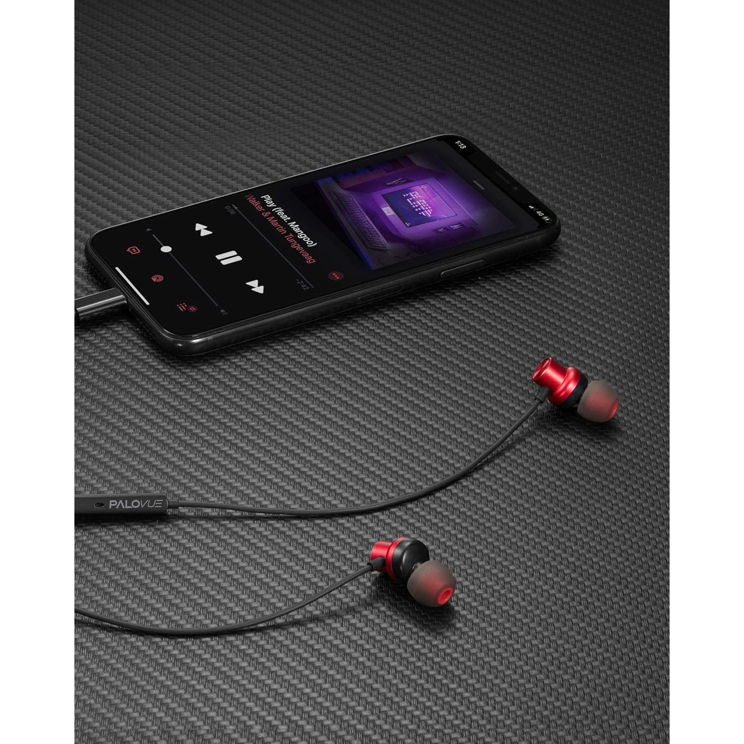 Auriculares Lightning PALOVUE EarflowPlus - Sonido Premium, 0.8m