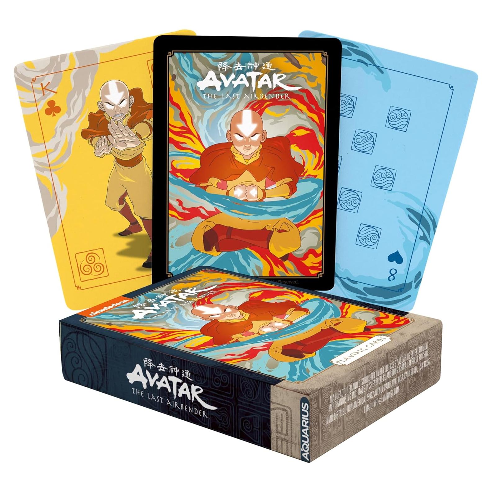 Baraja de Cartas Avatar: La Leyenda de Aang - AQUARIUS