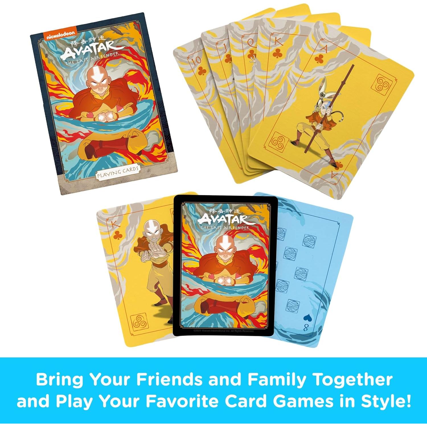 Baraja de Cartas Avatar: La Leyenda de Aang - AQUARIUS