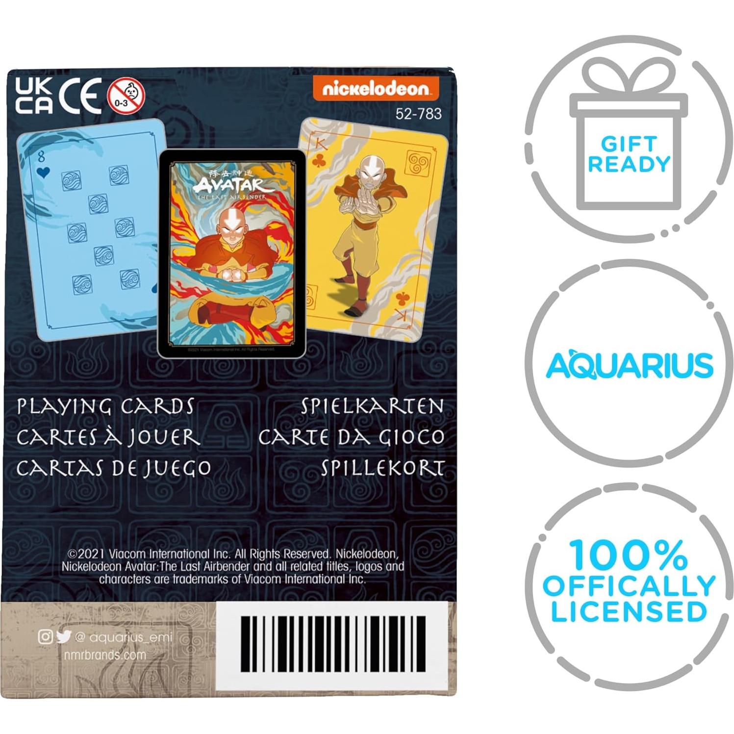 Baraja de Cartas Avatar: La Leyenda de Aang - AQUARIUS