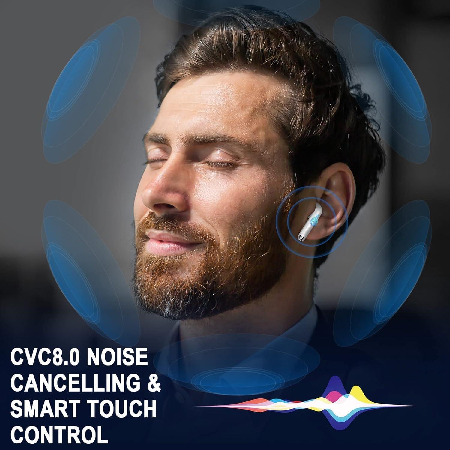 Auriculares Inalámbricos Jxrev J53 Bluetooth 5.4 Estéreo 40H