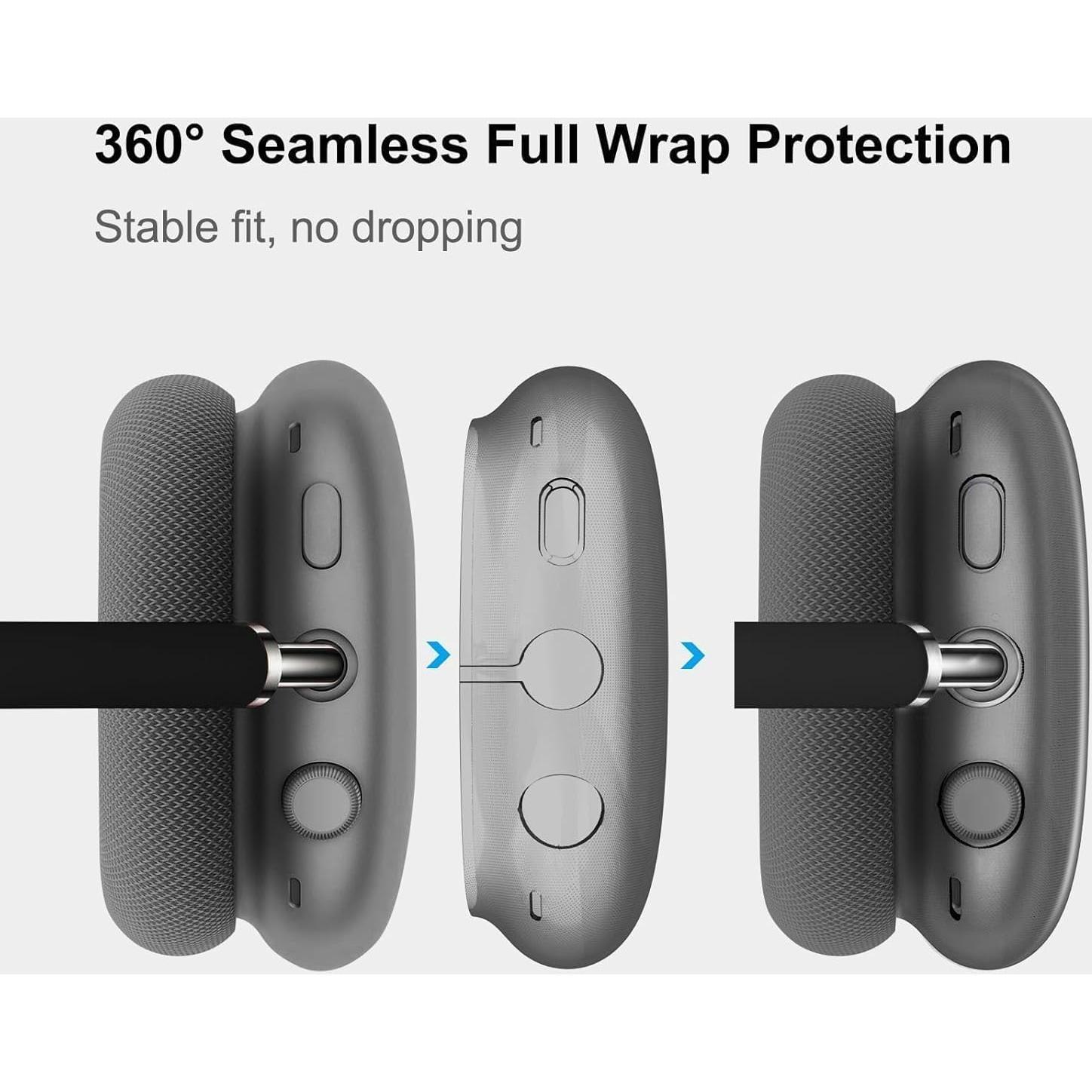 Funda TPU para Auriculares AirPods Max MOLOPPO Gris Espacial