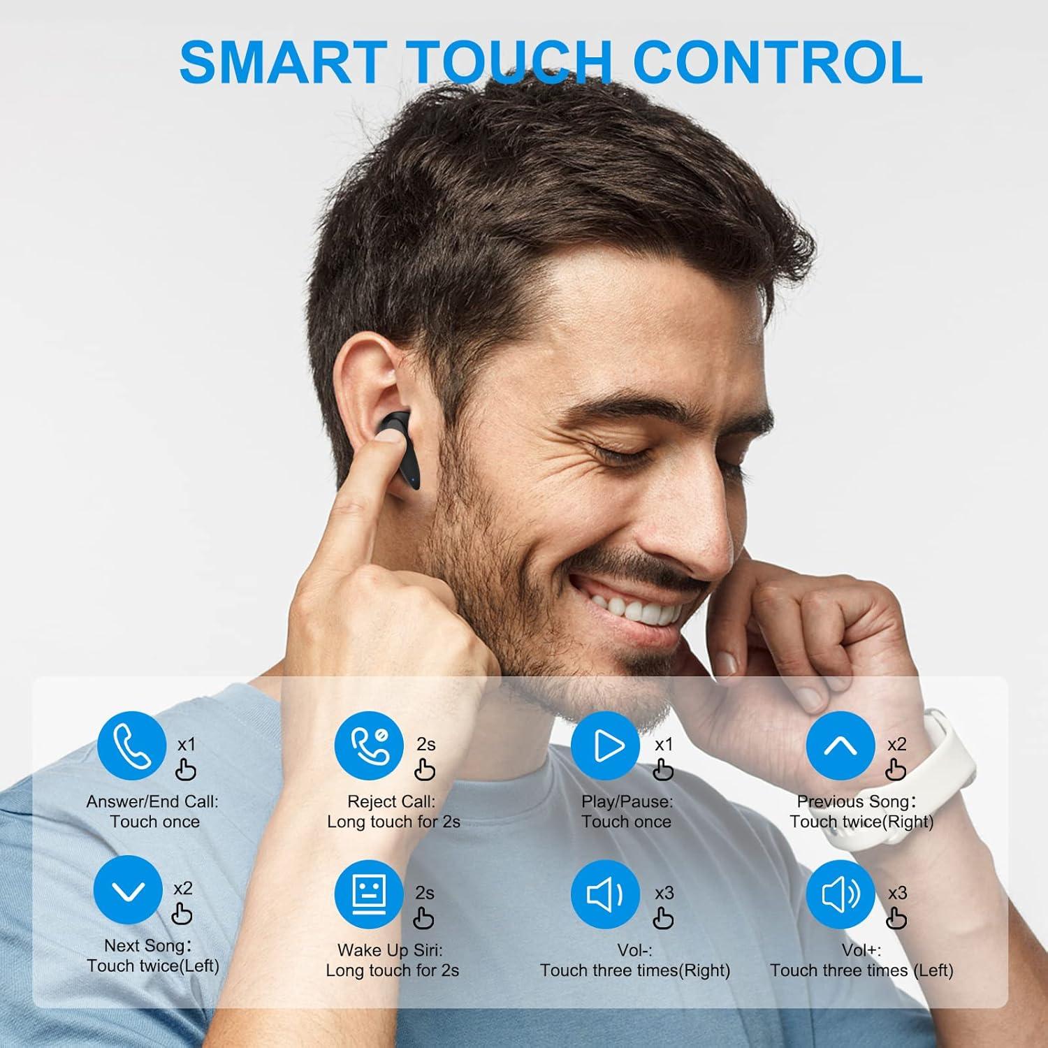 Auriculares Inalámbricos ACAGET Bluetooth 5.1 Estéreo IPX4