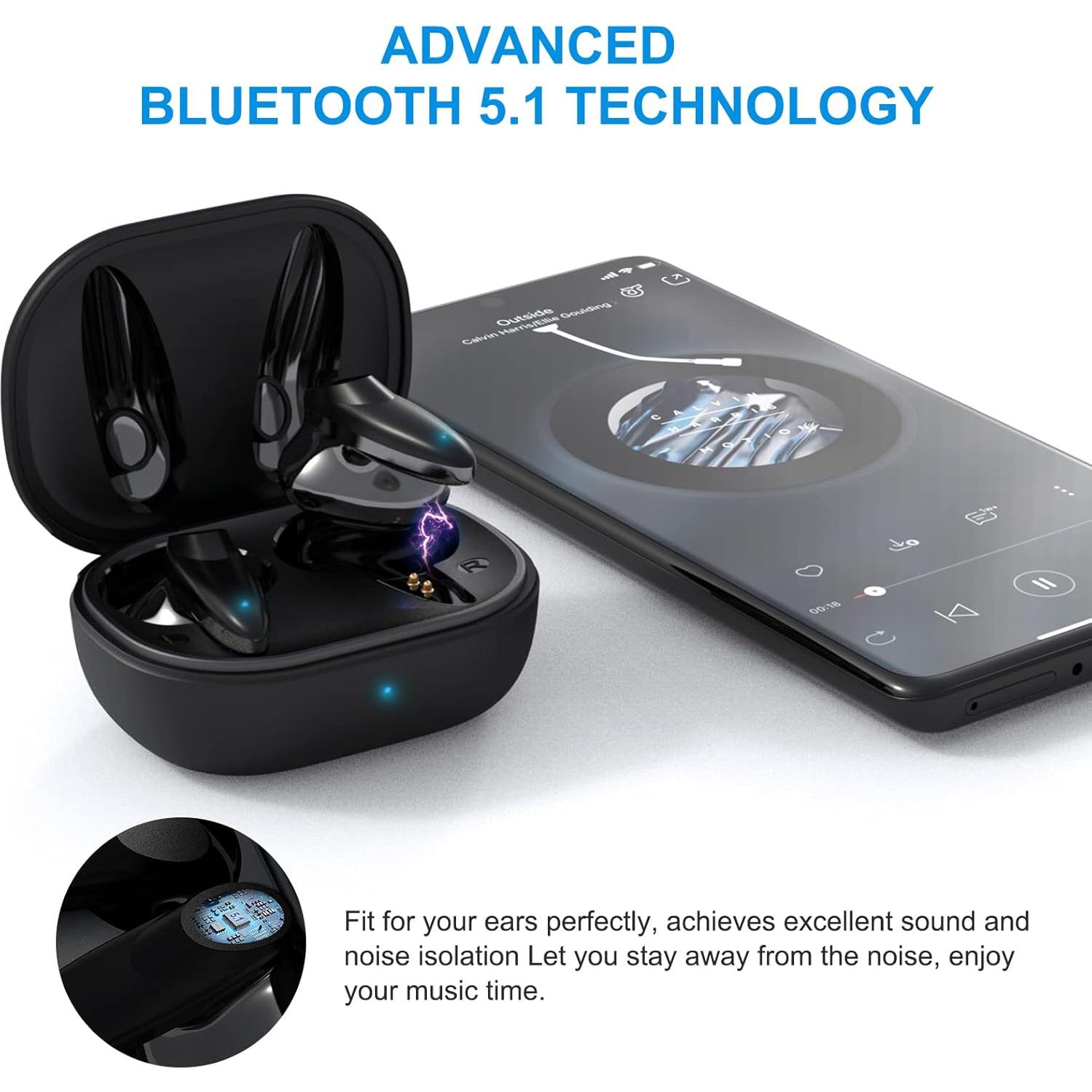 Auriculares Inalámbricos ACAGET Bluetooth 5.1 Estéreo IPX4
