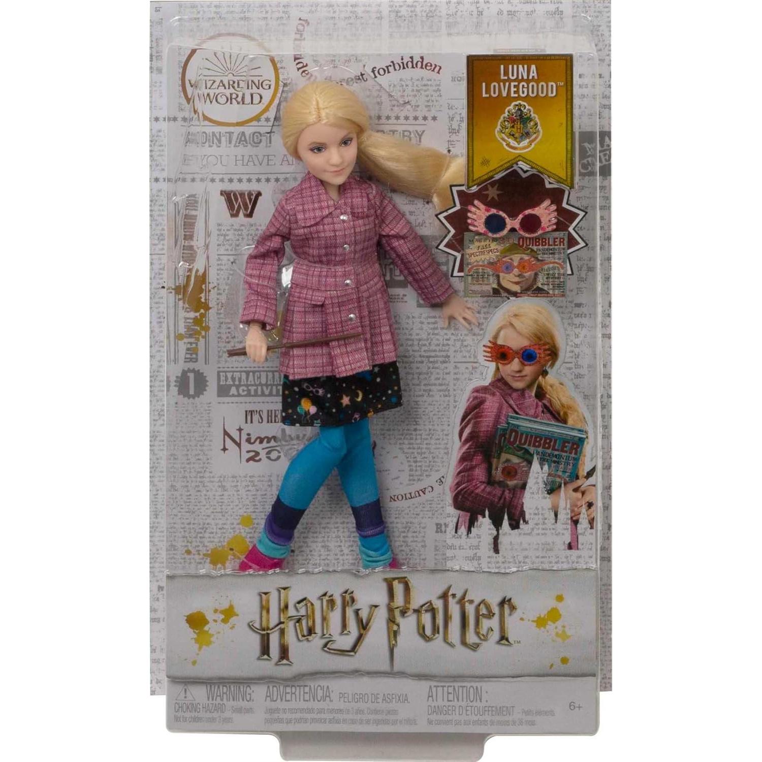 Muñeca Coleccionable Luna Lovegood Mattel 11cm con Accesorios