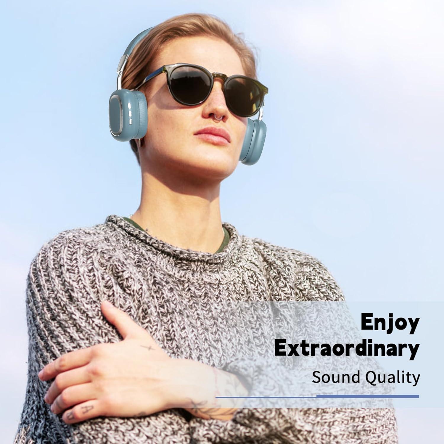 Auriculares Inalámbricos AMAFACE B35 Azul Bluetooth 5.3