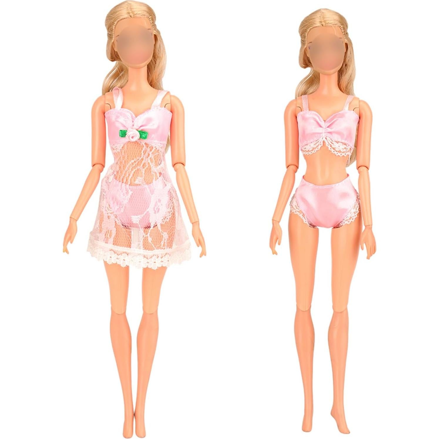 Pijamas de Muñeca BARWA Traje de Sueño 4 Conjuntos 11.5"