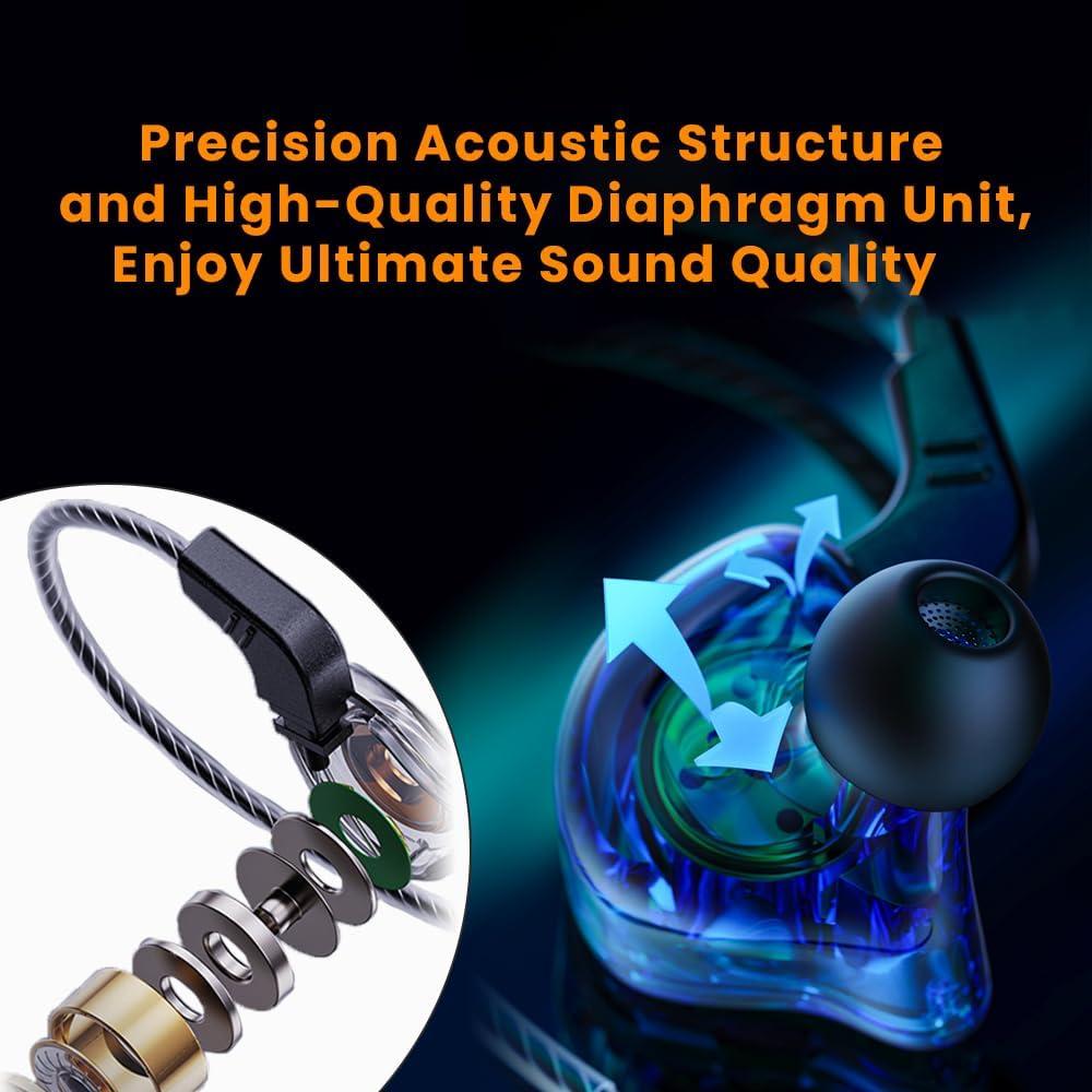 Auriculares In-Ear QKZ AK6 Colorido con Micrófono 30g