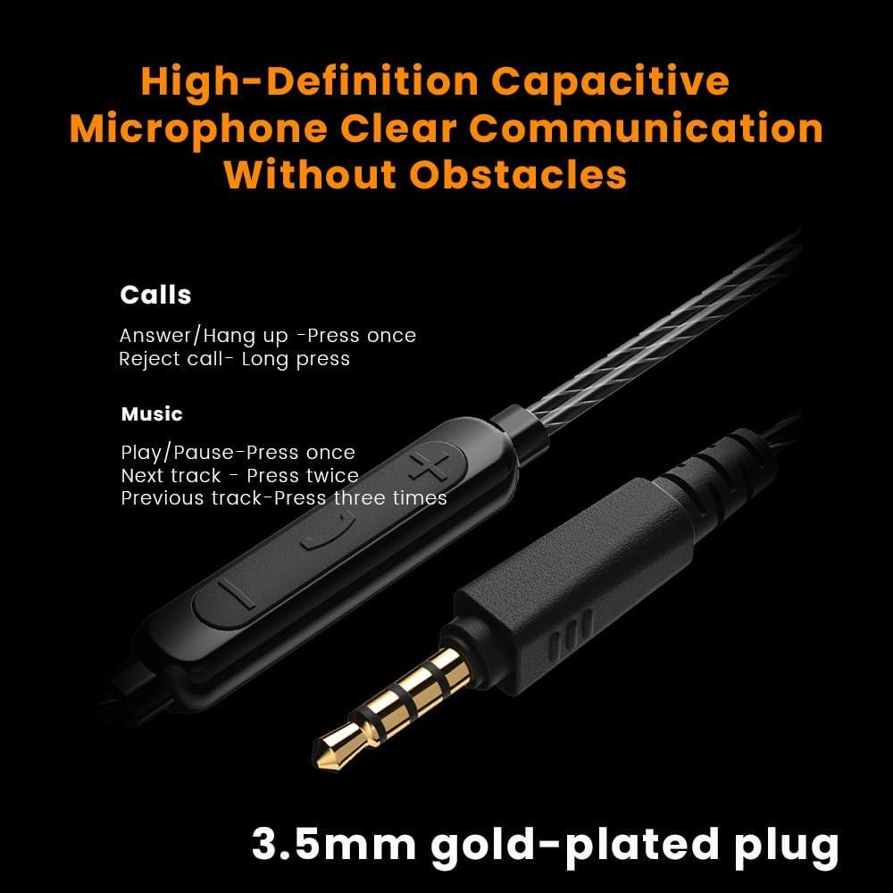 Auriculares In-Ear QKZ AK6 Colorido con Micrófono 30g