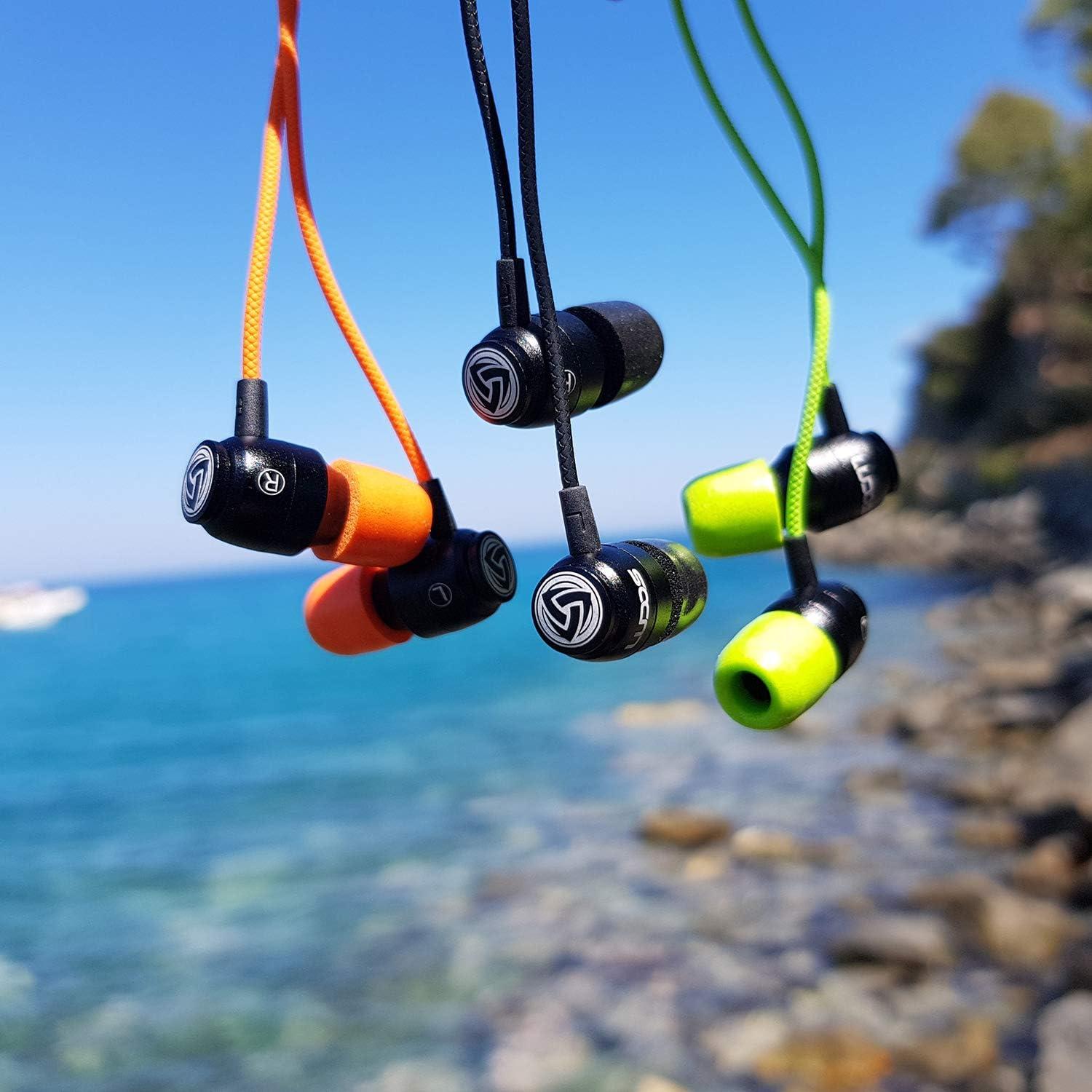 Auriculares In-Ear LUDOS Clamor con Micrófono y Aislamiento de Ruido - Amarillo