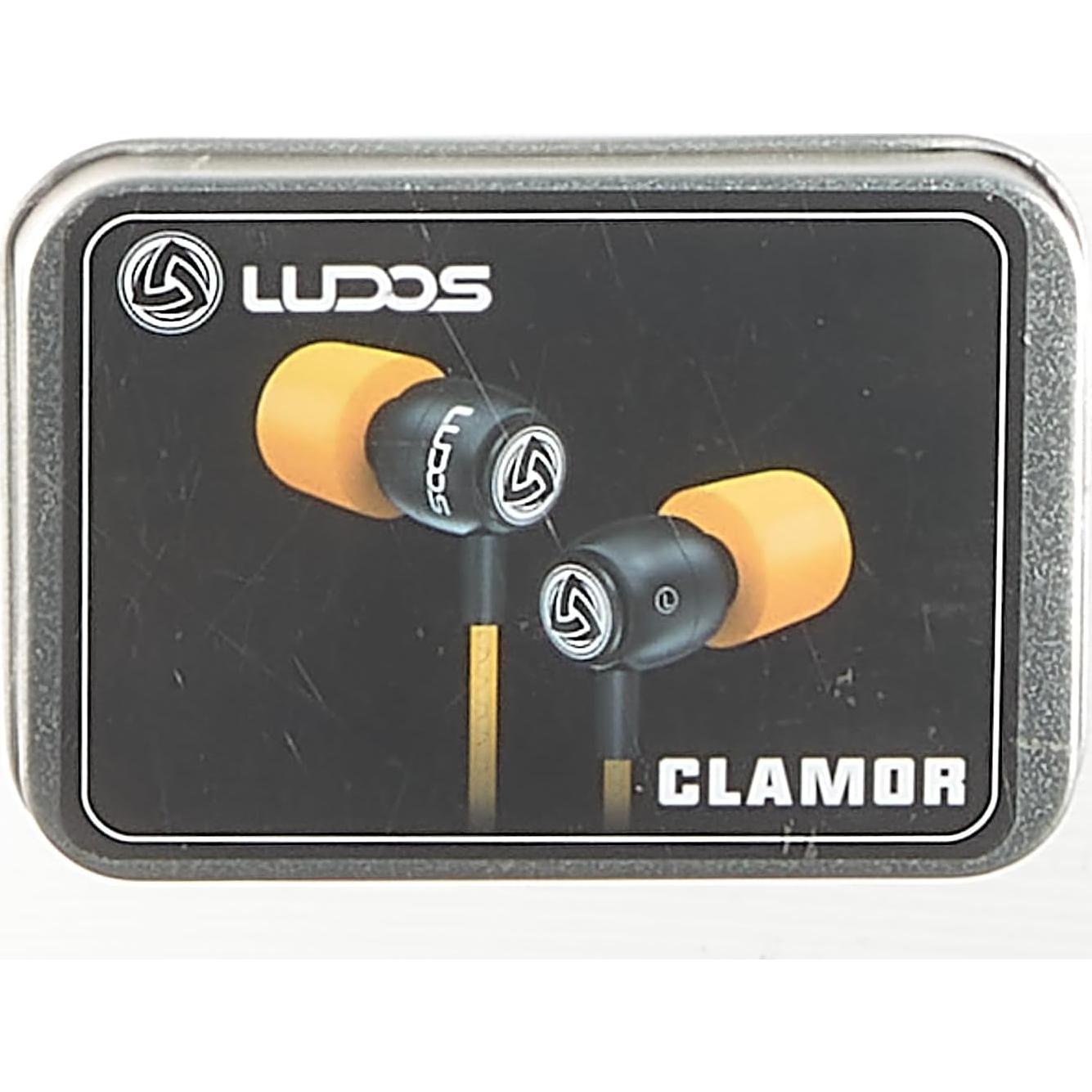 Auriculares In-Ear LUDOS Clamor con Micrófono y Aislamiento de Ruido - Amarillo