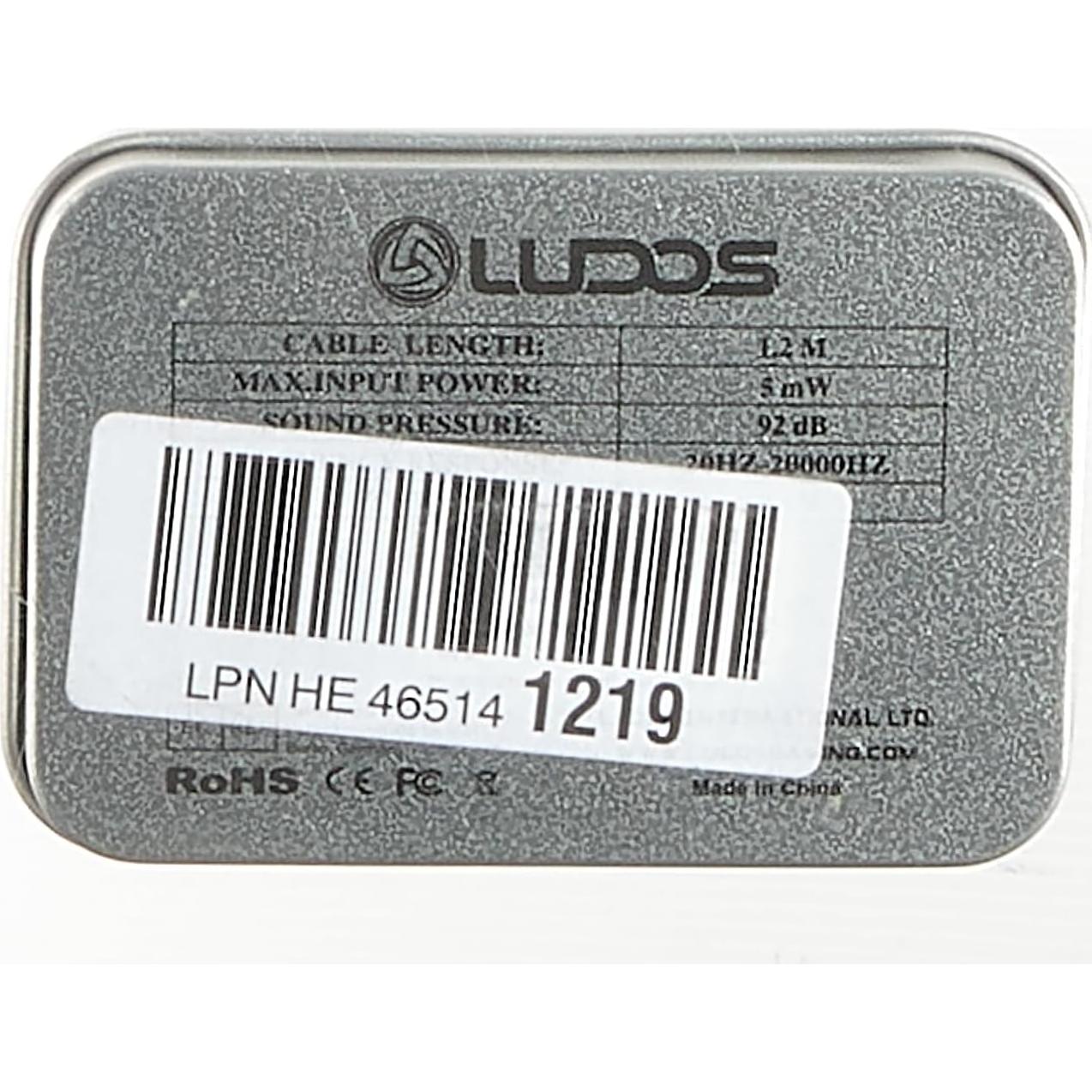 Auriculares In-Ear LUDOS Clamor con Micrófono y Aislamiento de Ruido - Amarillo