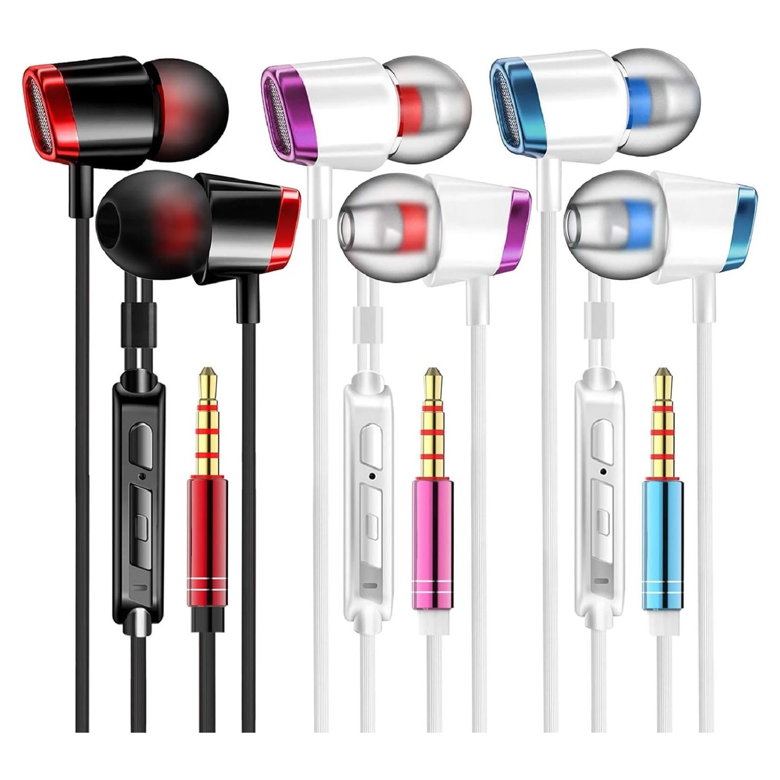 Auriculares In-Ear YNR con Micrófono y Control de Volumen - 3.5mm