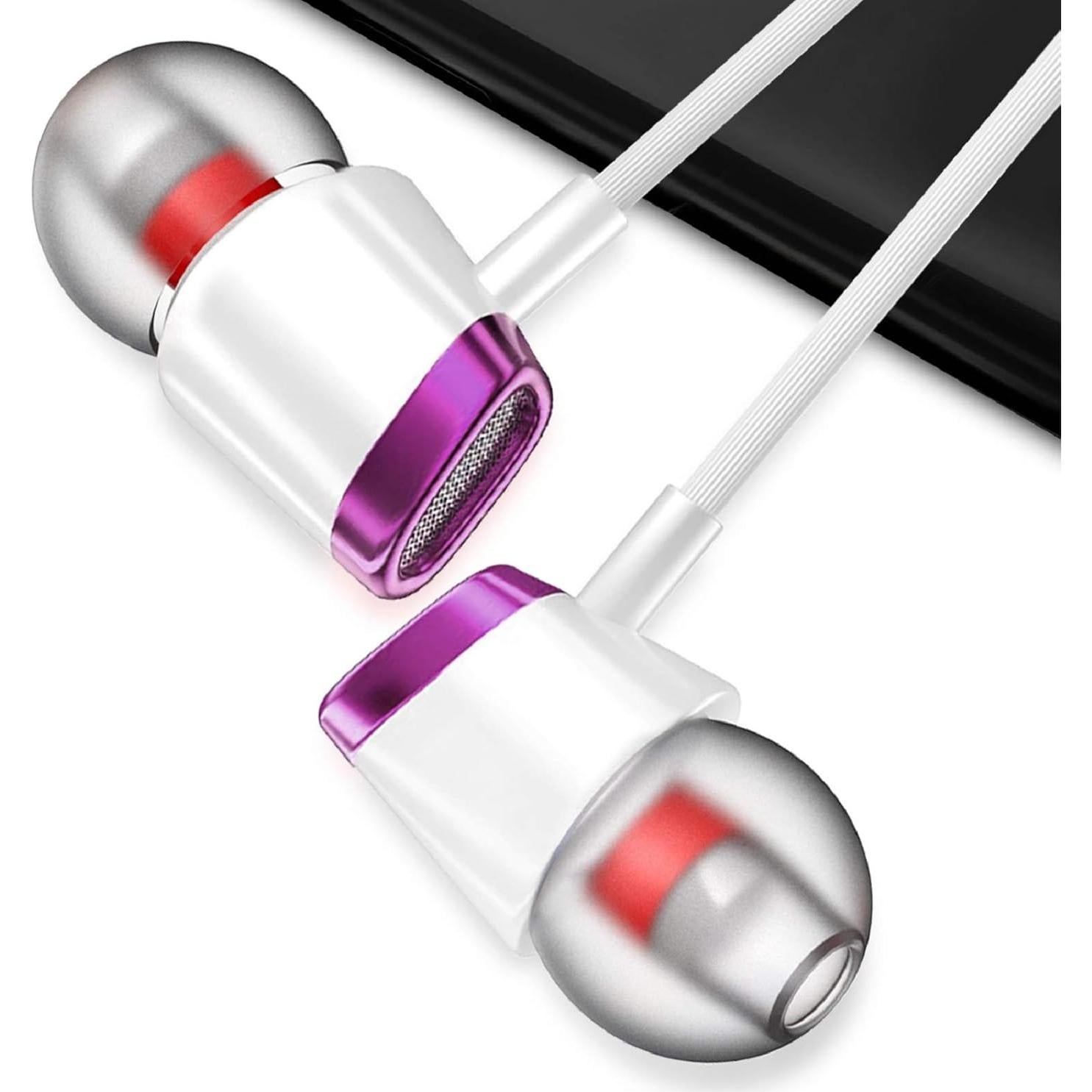 Auriculares In-Ear YNR con Micrófono y Control de Volumen - 3.5mm