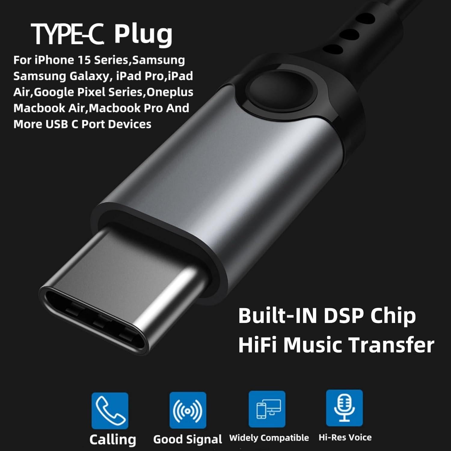 Auriculares USB C HiFi MOLIZHITIAN para iPhone 15 y Samsung