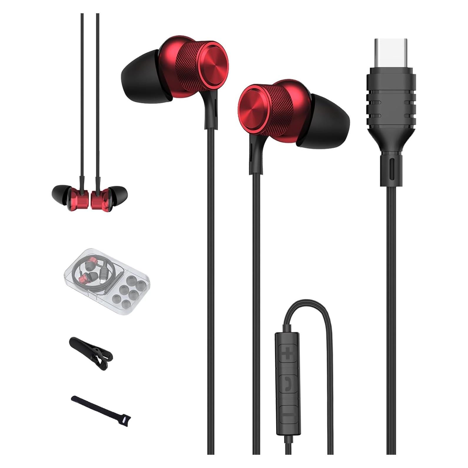 Auriculares USB-C JSY C5 Intrauditivos con Graves Profundos