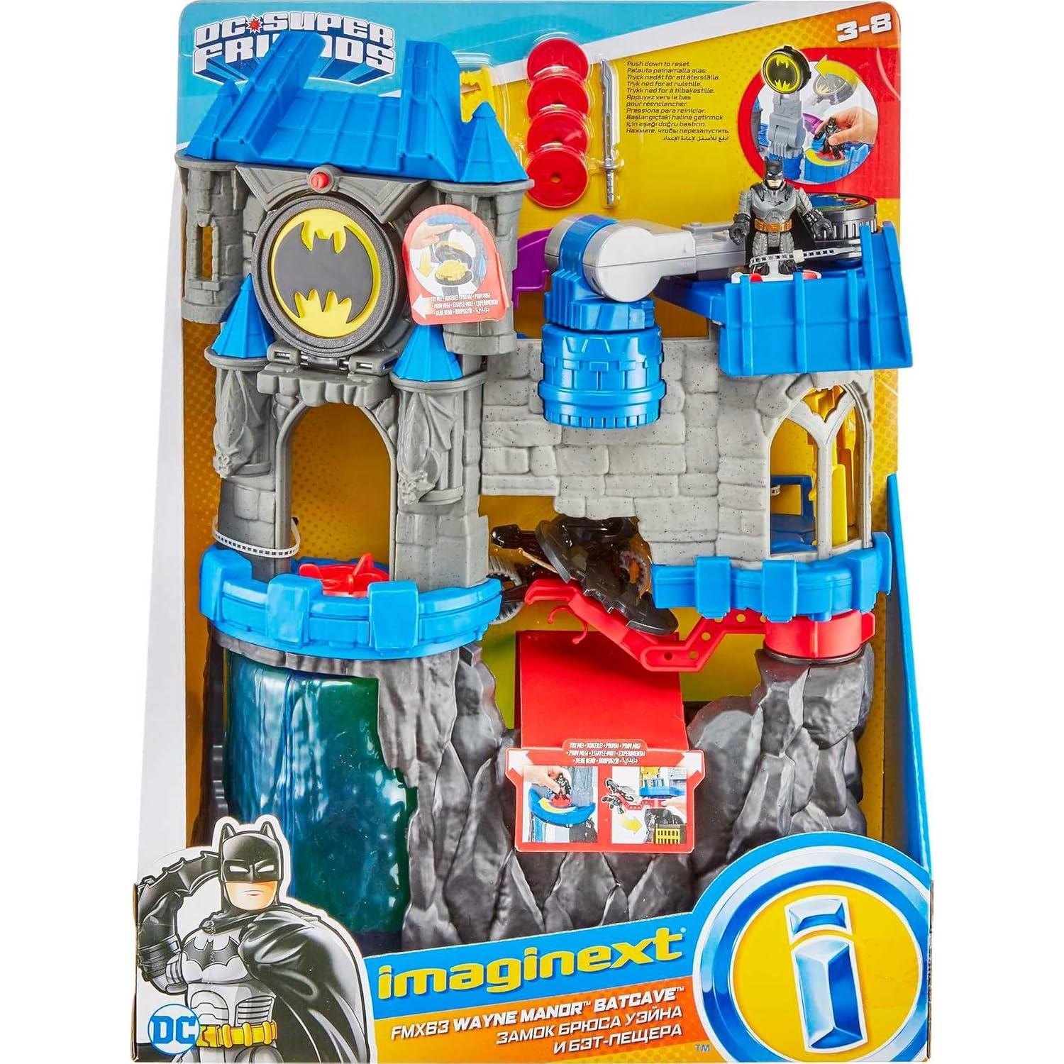 Fisher-Price Batcueva de Batman con Figura y Batimoto