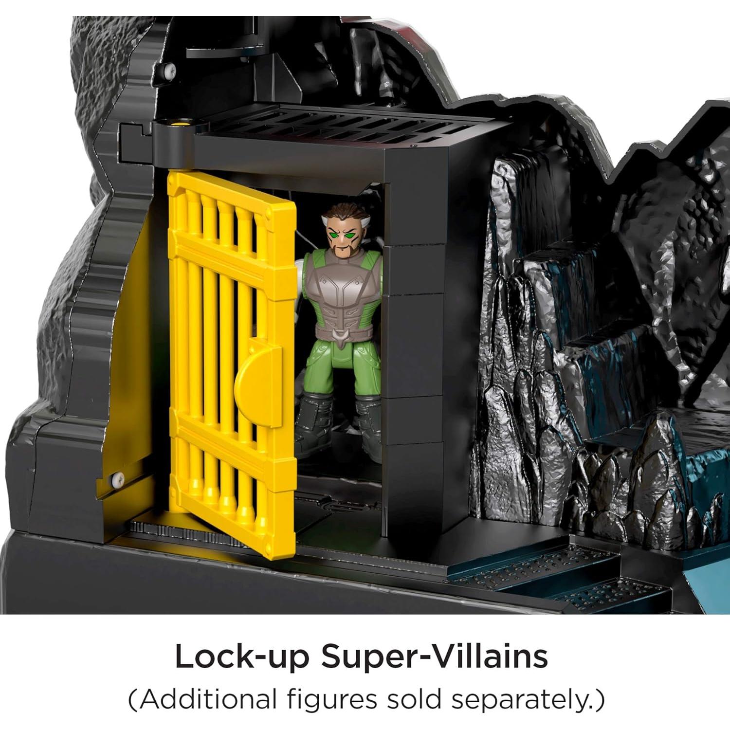 Fisher-Price Batcueva de Batman con Figura y Batimoto