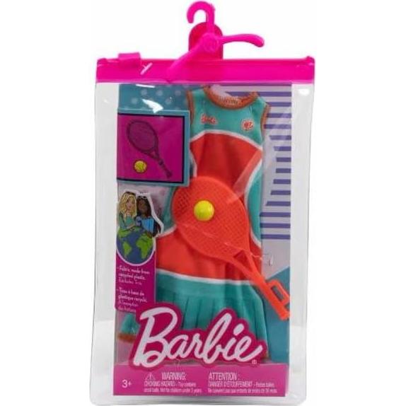 Atuendo Tenista Ken Mattel con Raqueta y Pelota Multicolor
