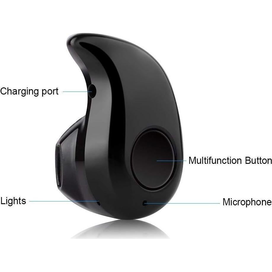 Auricular Bluetooth AIYIBEN S530 Inalámbrico Manos Libres Negro