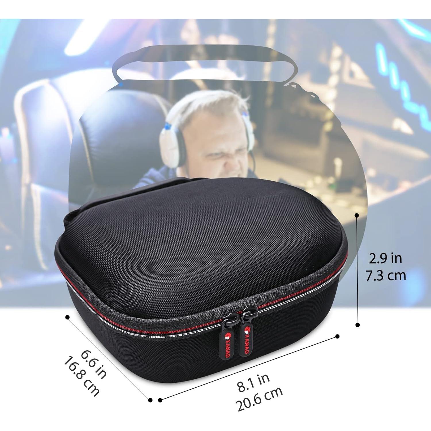 Funda dura para auriculares XANAD a prueba de golpes - Negro/Gris