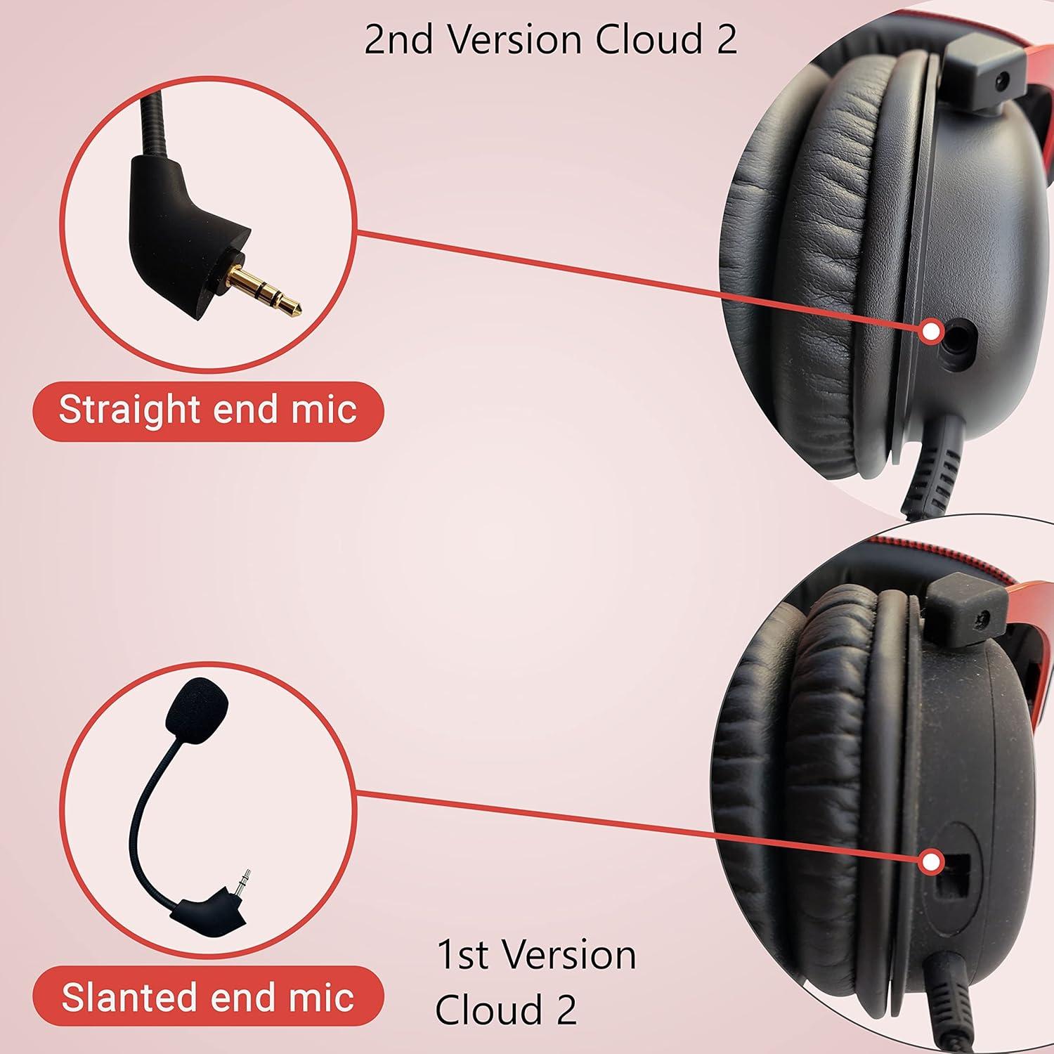 Micrófono de reemplazo TNE para auriculares HyperX Cloud 2