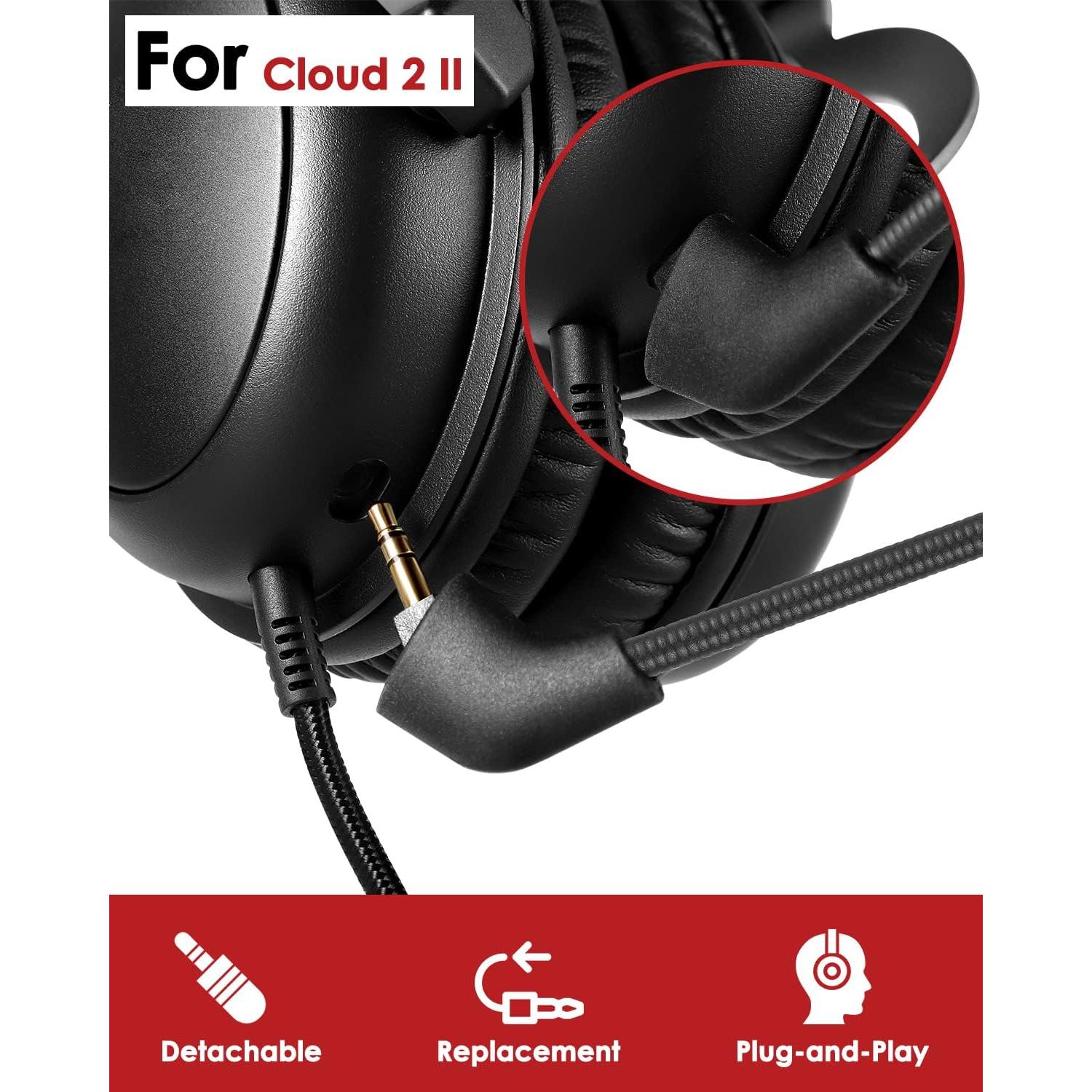 Micrófono Desmontable 3.5mm AKKE para Auriculares HyperX Cloud