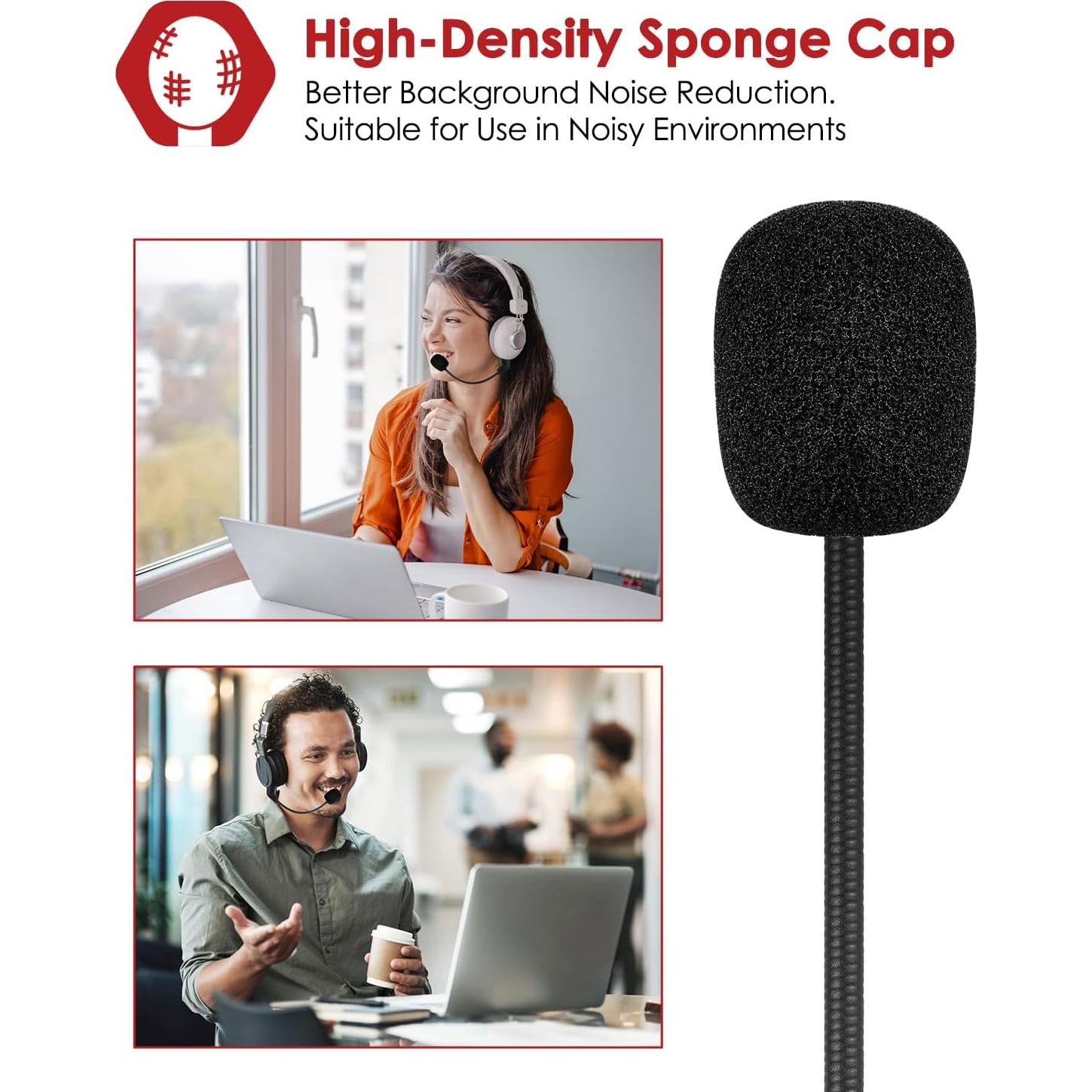 Micrófono Desmontable 3.5mm AKKE para Auriculares HyperX Cloud