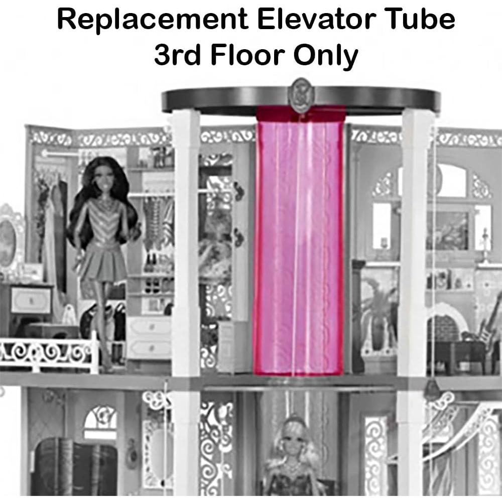 Tubo Elevador de Reemplazo Barbie X7949 3er Piso Original