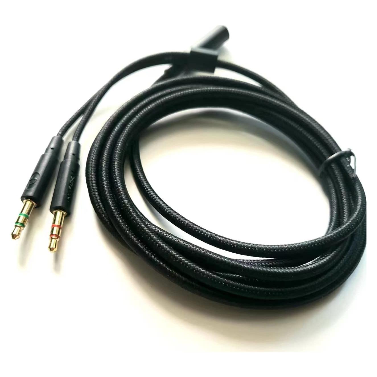 Cable de audio LZYDD Y Splitter 2m para HyperX Cloud