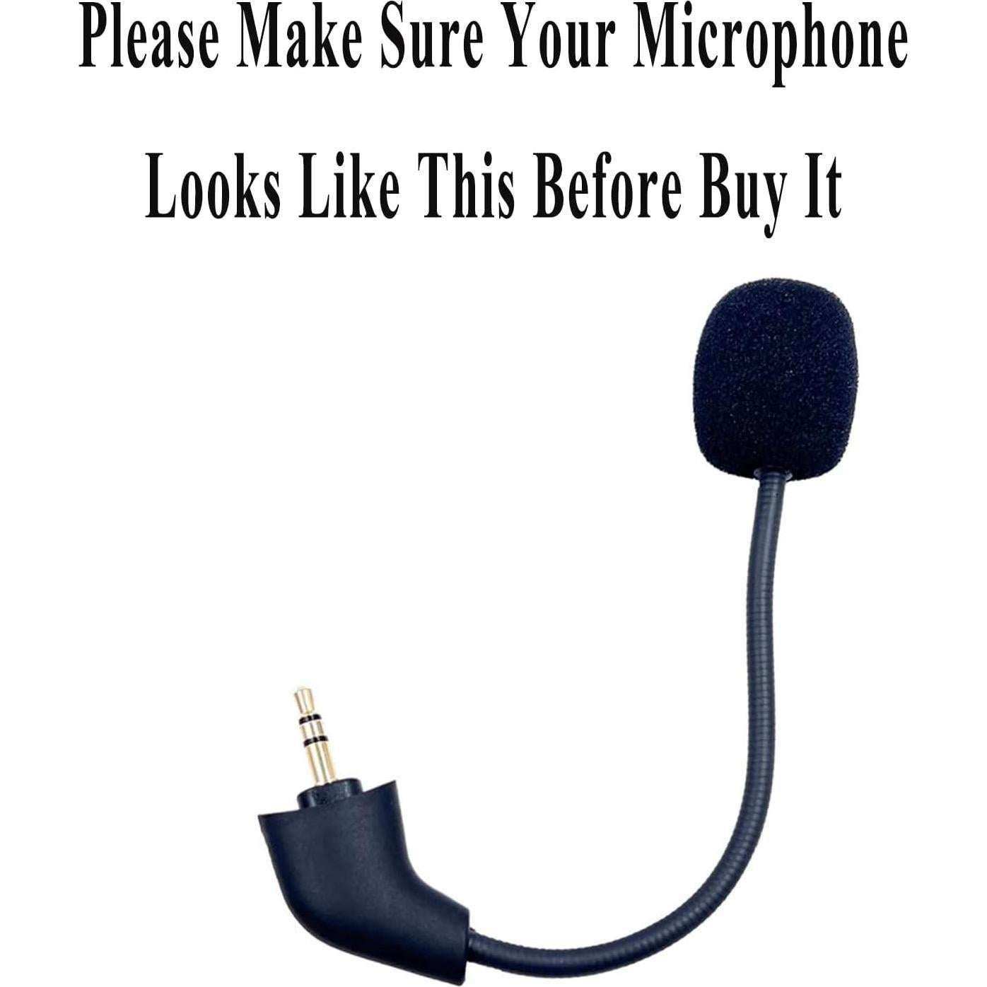 Replacement Game Mic for Post-2021 2nd Version Wired Kingston HyperX Cloud II Gaming Headset, 3.5 mm Jack