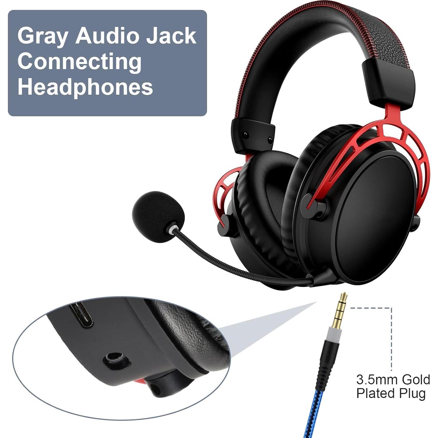 Cable de Audio 3.5mm Alitutumao para Auriculares Gaming