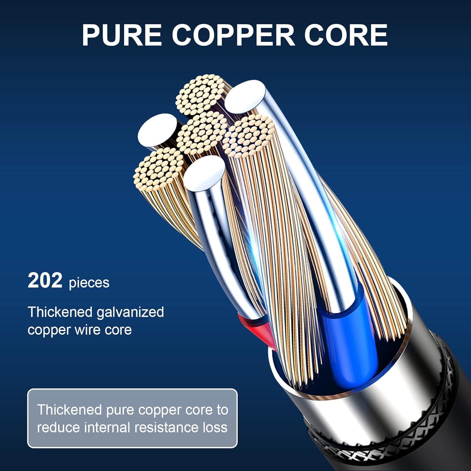 Cable de Carga USB Tipo C Toxaoii 1m para Micrófonos y Dispositivos