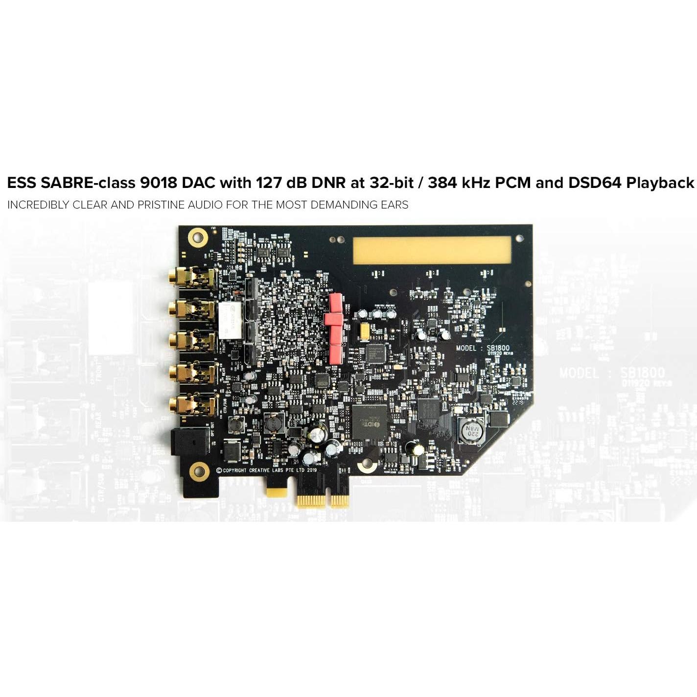 Tarjeta de Sonido Interna Creative Sound Blaster AE-7 127dB