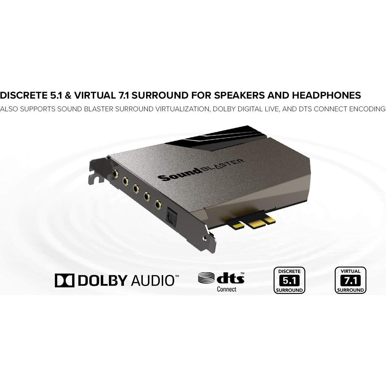 Tarjeta de Sonido Interna Creative Sound Blaster AE-7 127dB