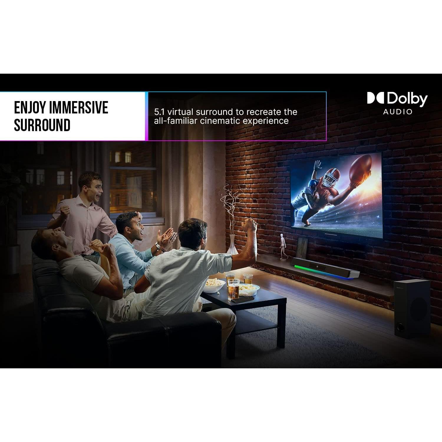 Barra de Sonido Creative Sound Blaster Katana V2X 5.1 180W