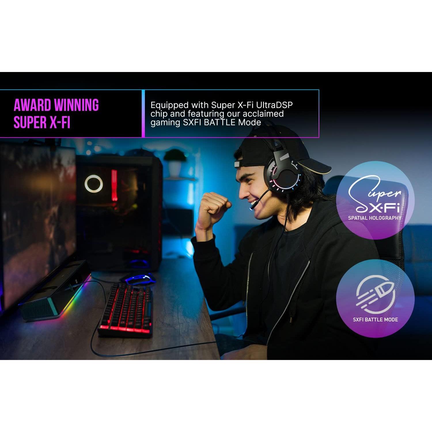 Barra de Sonido Creative Sound Blaster Katana V2X 5.1 180W